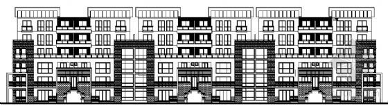 多层花园洋房建筑方案资料下载-某花园洋房七层住宅楼建筑方案图