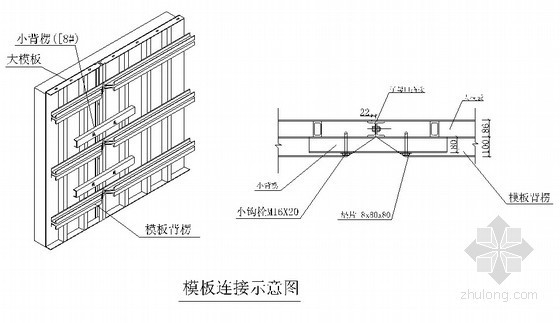 拆除墙体交底资料下载-住宅工程墙体大模板施工技术交底(节点详图)