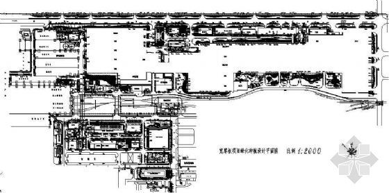 电子工厂设计平面图资料下载-某大型工厂绿化种植设计平面图