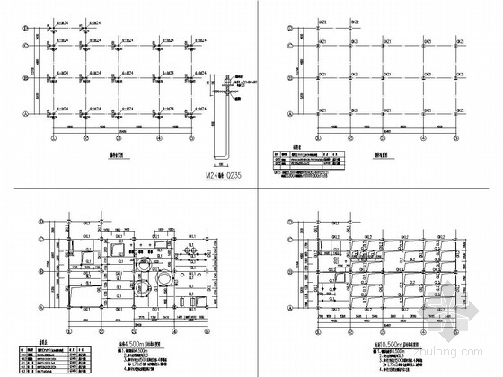 8层框架结构厂房资料下载-[安徽]地上10层钢框架结构车间厂房结构施工图（含完整的计算书）