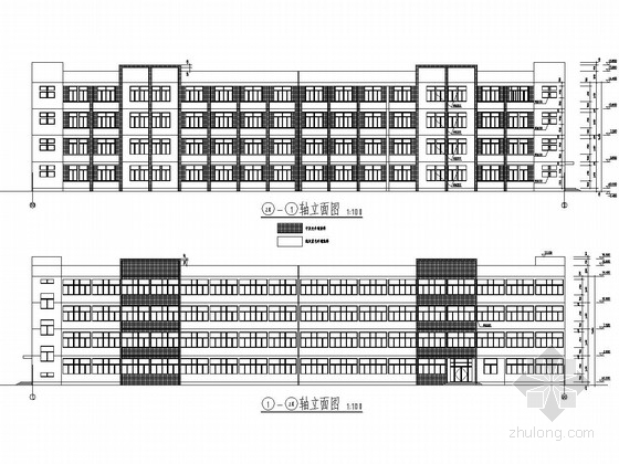 14层宿舍楼结构施工图资料下载-[江苏]四层框架结构公司宿舍楼结构施工图（含建筑图）