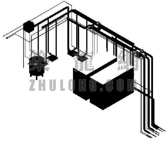 蒸汽管线图纸资料下载-3d机房管线图