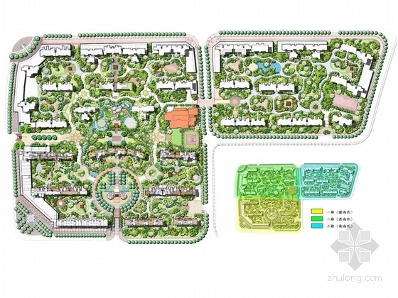 新中式园林景观居住小区资料下载-[长沙]新中式风格湖湘文化居住小区景观规划设计方案