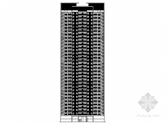 现代风格住宅楼方案效果图资料下载-[广东]高层现代风格住宅楼建筑设计施工图（知名设计院）