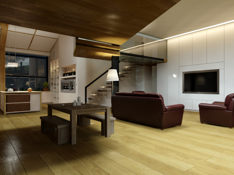 宽敞客厅3D模型下载-宽敞客厅