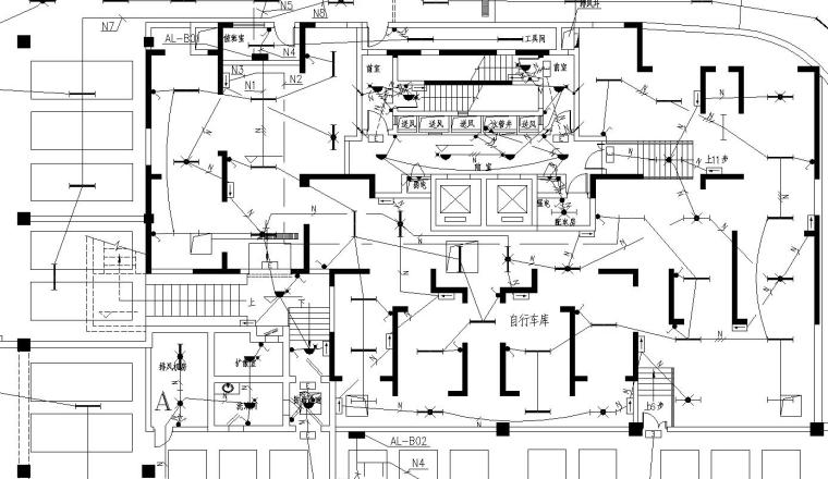 全套常用家居图块资料下载-某高层住宅全套电气施工图