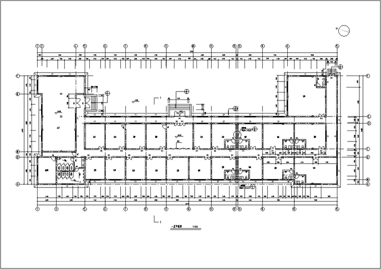 3套中式仿古建筑设计施工图CAD-中式古典农家乐餐饮建筑设计平面图