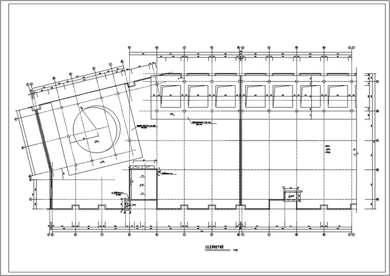 5套现代多层购物中心商业建筑设计施工图CAD-多层大型商场建筑设计6