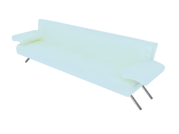 绒布沙发布料贴图资料下载-简约沙发3D模型下载