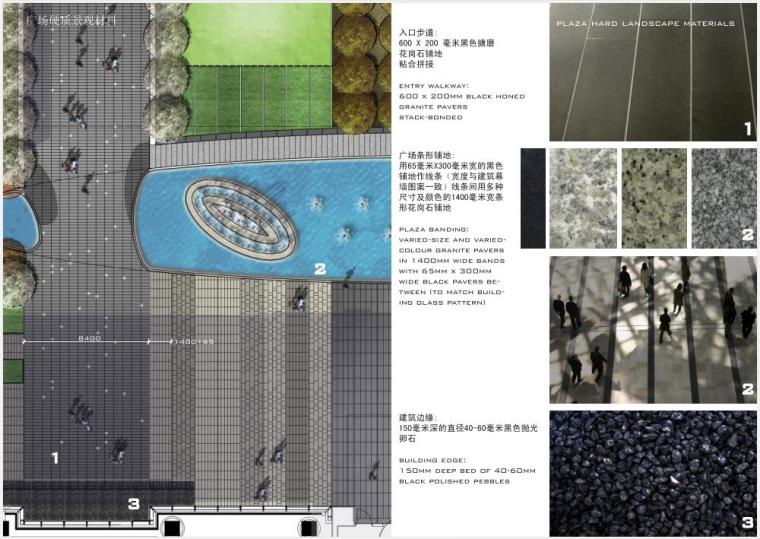 某国际金融大厦室外广场及屋顶花园景观设计方案文本.pdf-铺装设计