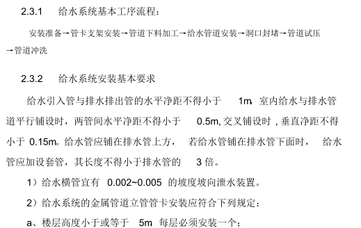 给排水管道安装工程工艺标准_2