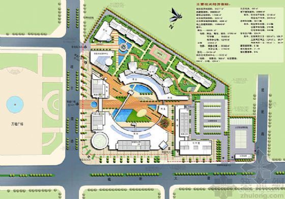 酒店建筑设计ps资料下载-广东深圳商业广场景观规划与建筑设计方案