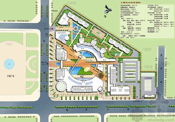 商业广场3D模型资料下载-广东深圳商业广场景观规划与建筑设计方案