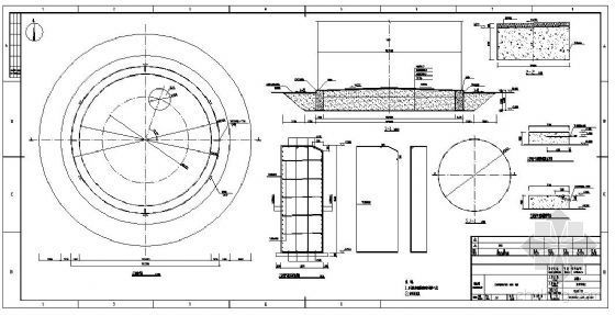 化工厂钢结构工程资料下载-山西某化工厂气柜基础详图