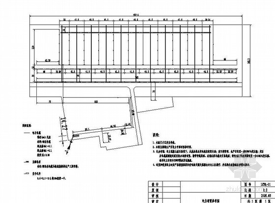 高速铁路制梁场全套资料下载-高速铁路某标段制梁场电力线路布置节点详图设计