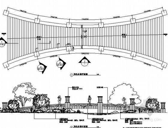 木拱桥平面图资料下载-特色木拱桥施工详图