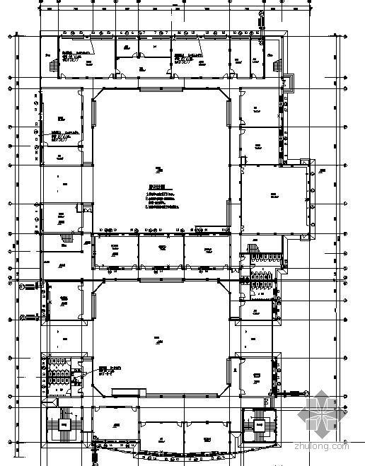 四层教学楼建筑设计图资料下载-某四层教学楼采暖图