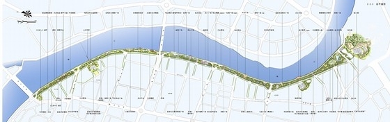 [广东]城市滨水人文生态综合公园景观规划设计方案-总平面图 