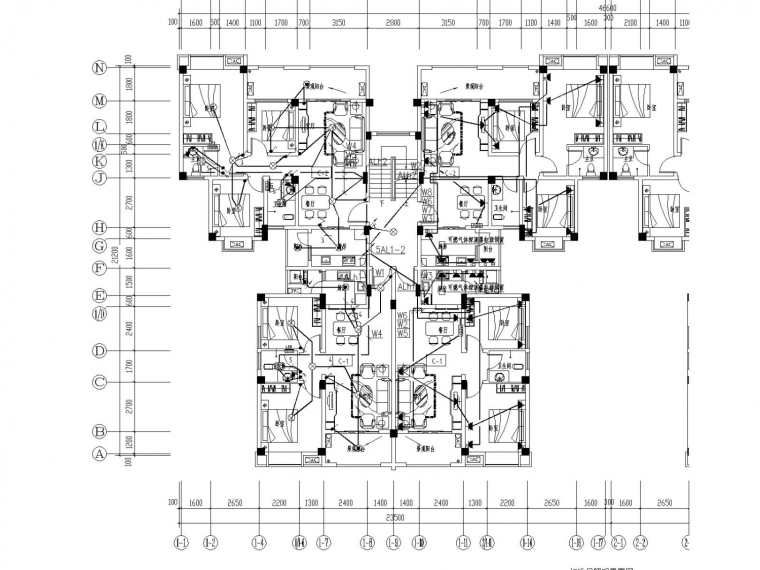 住宅设计单元施工图资料下载-[四川]住宅小区全套电气设计施工图