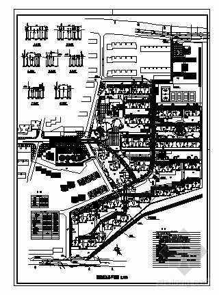 住宅小区室外管线布置资料下载-某小区室外管线综合布置图