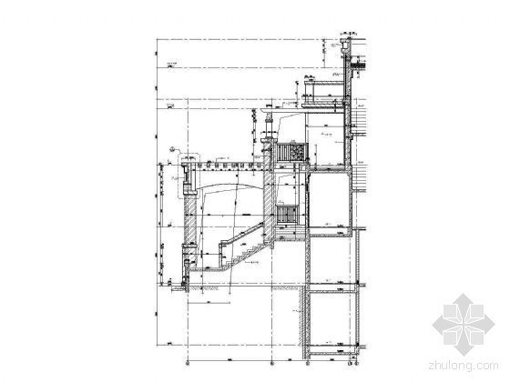 [深圳]某五层双拼欧式花园洋房建筑施工图-详图