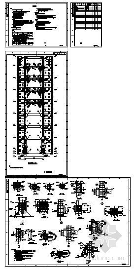 工业建筑框架加固资料下载-某碳化车间梁柱加固结构设计图