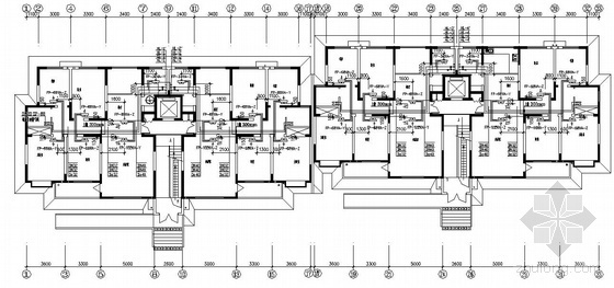 郑州某高层住宅中央空调资料下载-某十二层住宅楼中央空调图