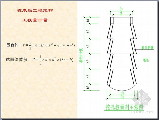 桩基础土方工程资料下载-桩基础工程定额工程量计量