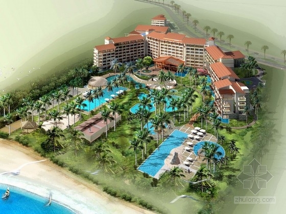 海岛度假设计资料下载-[海南]大型度假酒店规划及单体设计方案文本