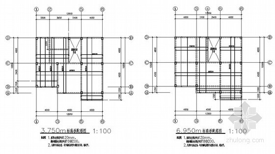 框架结构建施结构图资料下载-三层框架结构别墅结构施工图（含建筑施工图 独立基础）