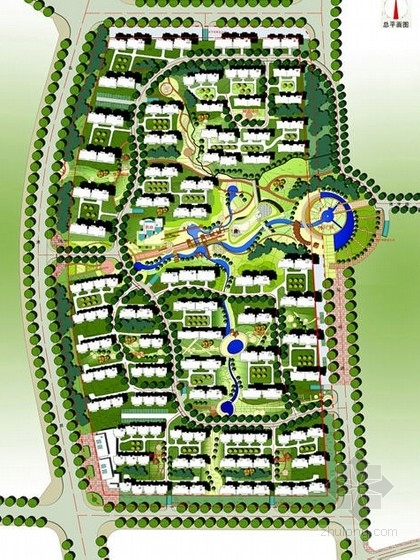 校园实验区规划设计资料下载-[济南]校园附属花园居住区景观规划设计方案
