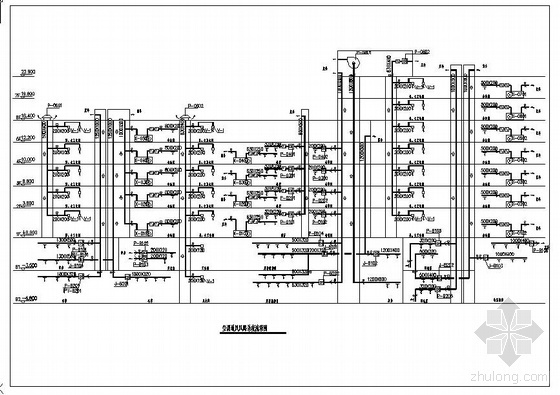 四管制中央空调系统图资料下载-中央空调风路系统图