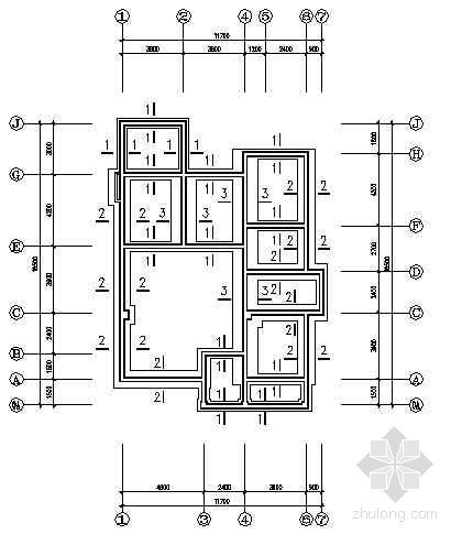 农村别墅建筑结构图纸资料下载-某农村住宅结构图纸