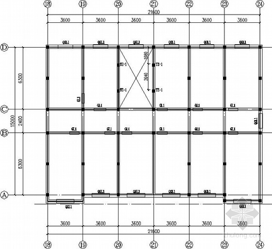四层宿舍结构资料下载-四层砖混宿舍结构施工图(条形基础 现浇板)