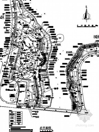 景观施工图设计制图详解资料下载-某公园景观施工图设计