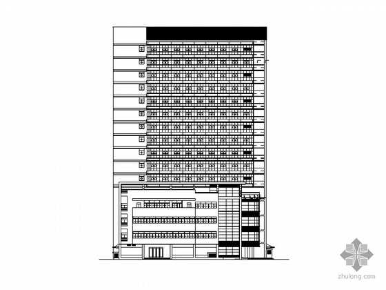 十六层综合布线资料下载-某十六层大型综合医院建筑施工图