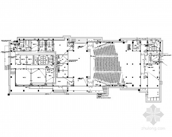 基础接地图资料下载-[湖南]中学综合馆强弱电施工图（甲级设计院 新火规）