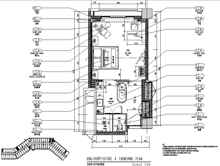 地毯大样图CAD资料下载-[惠州]翡翠山华美达酒店设计施工图及效果图（附详细物料表）