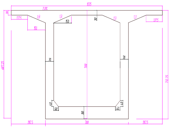 连续钢构桥设计课程资料下载-高速公路(64+2×113+64)m连续梁桥设计