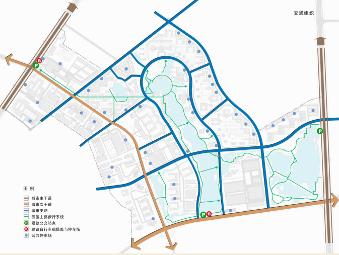 [武汉]大学科技园总体规划-交通组织