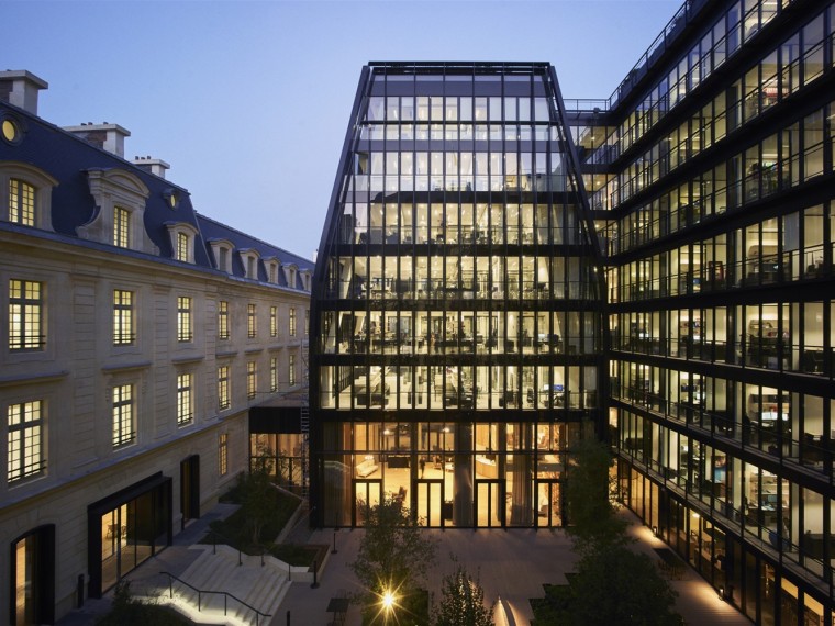 建筑设计事务所办公室案例资料下载-巴黎Gide律师事务所新总部