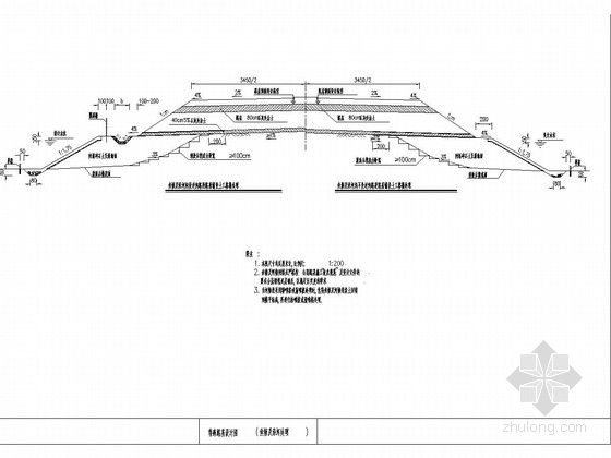 鱼塘特殊路基资料下载-高速公路特殊路基处理设计图