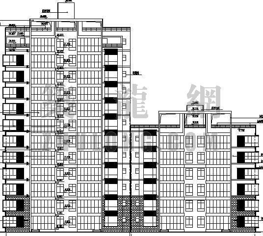 小高层建筑设计方案资料下载-某江苏小高层住宅楼建筑设计方案