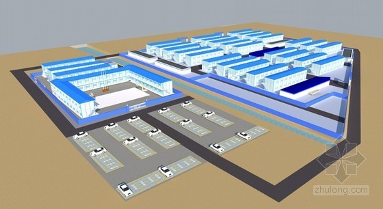 临设生活区消防方案资料下载-[江苏]旅游渡假中心办公生活区临建设施施工方案（附详细施工图纸）