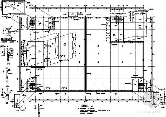 某五层18米跨厂房建筑方案图-3