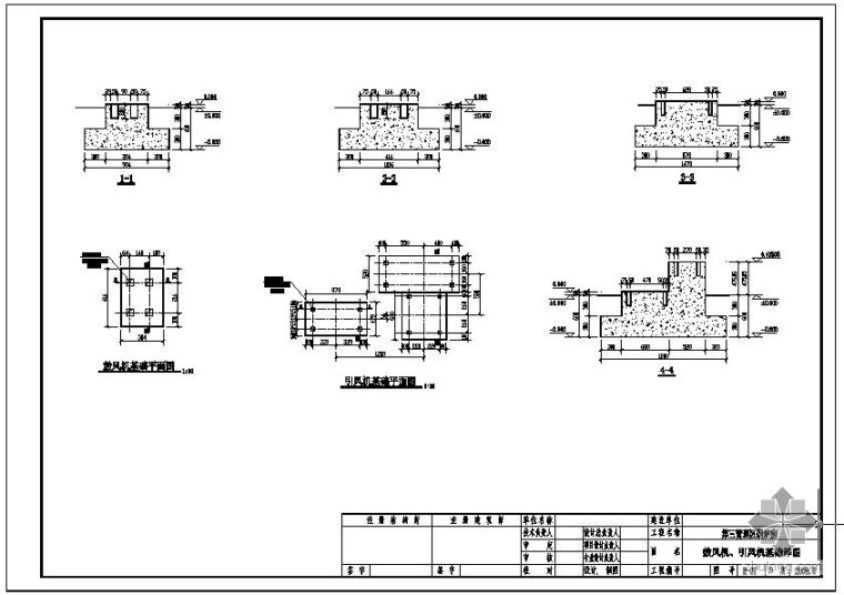 黑龙江某锅炉房基础设计节点构造详图_2