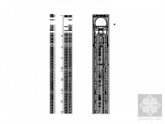 [上海]某环球金融中心建筑方案图（492米）- 