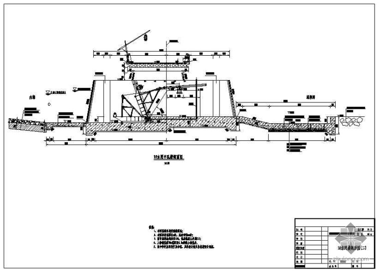 水利管道设计图纸资料下载-内湖水利工程堰闸设计图纸