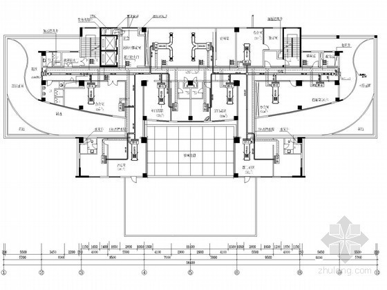 风冷式机房施工图资料下载-消防办公大楼通风空调系统设计施工图