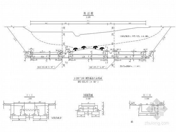 1m净跨径盖板涵设计图资料下载-4x3.5m盖板涵全套设计图（35张）